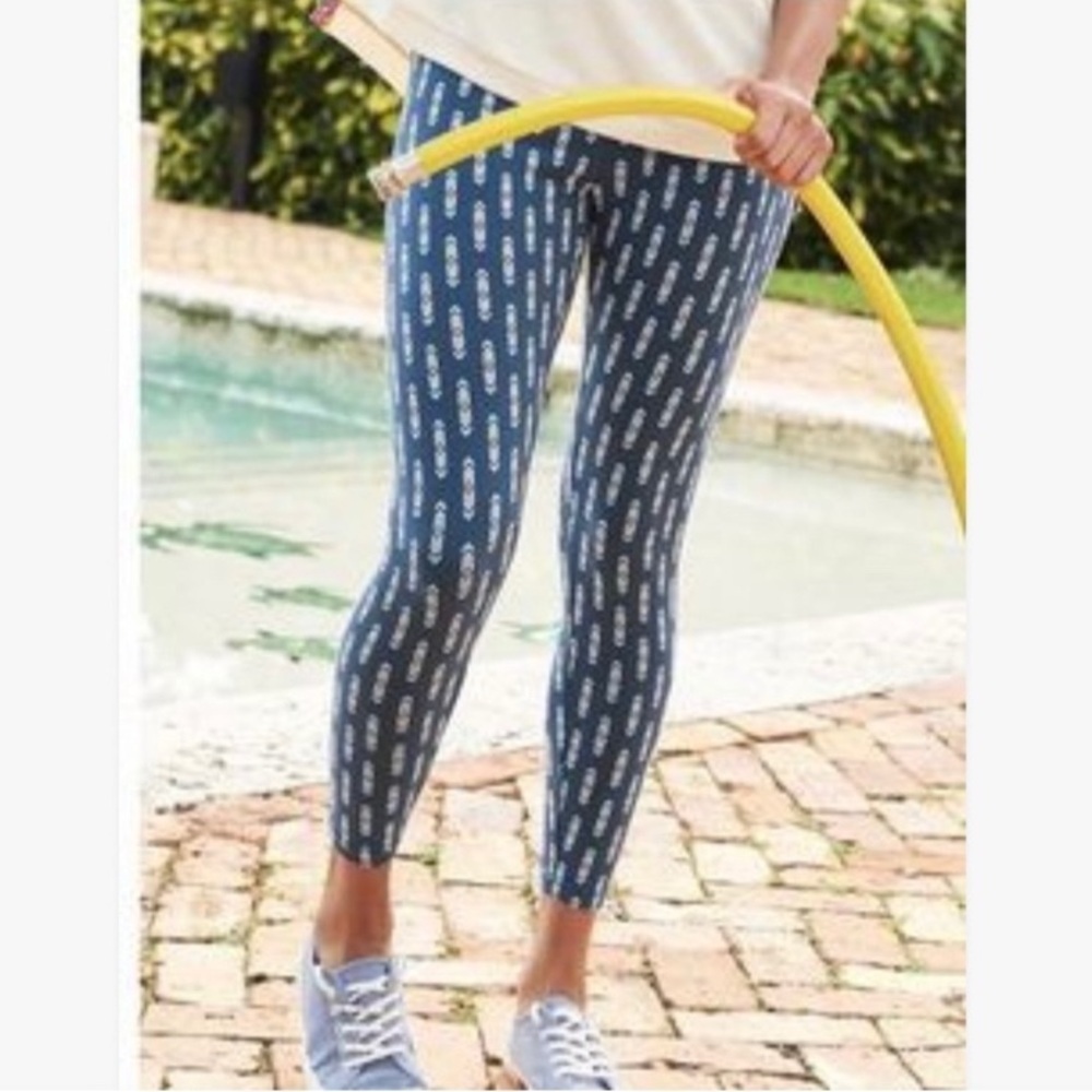 Matilda Jane Brilliant Daydream Follow the Path Blue Arrow Print Capri Legging S
